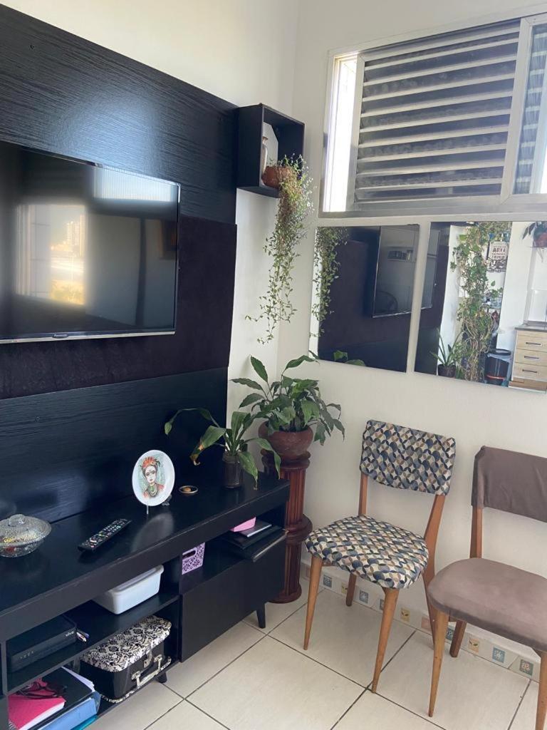 Apartamento 621 Com Vista Para O Mar Sao Vicente  Luaran gambar